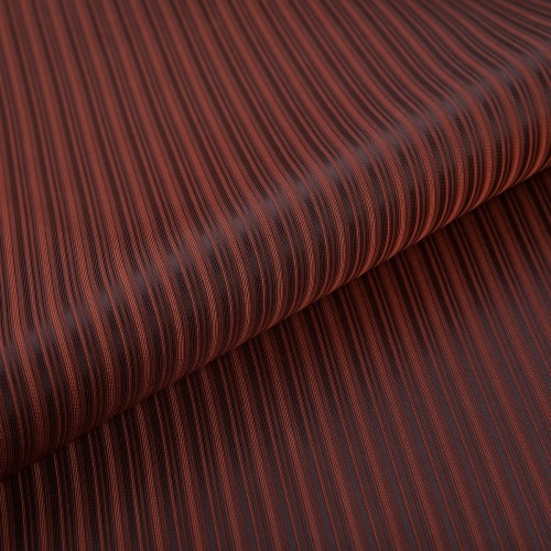Ткань подкладочная "Gamma"   Taffeta с рисунком   JTR   52\% полиэстер, 48\% вискоза   145 см ± 2 см №021 коричневый в полоску