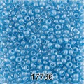Бисер Чехия круглый 6 10/0 2.3 мм 500 г 17736 (Ф476) синий