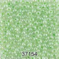 Бисер Чехия круглый 1 10/0 2.3 мм 500 г 37154 (Ф036) салатовый