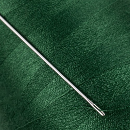 Швейные нитки (полиэстер) 40/2   "Nitka"  ( 201-300 )  4570 м №223 т.зеленый