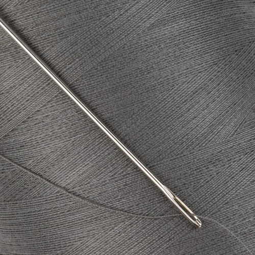 Швейные нитки (полиэстер) 40/2   "Nitka"  ( 301-400 )  4570 м №337 серый