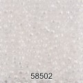 Бисер Чехия круглый 1 10/0 2.3 мм 500 г 58502 (Ф544) прозрачный/перл.