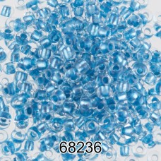 Бисер Чехия круглый 5   10/0   2.3 мм  500 г 68236 (Ф607) синий