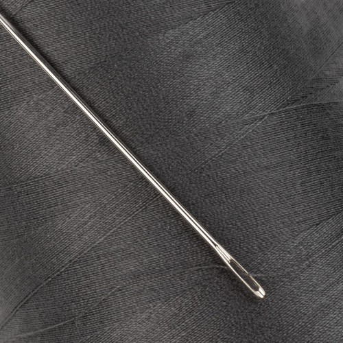Швейные нитки (полиэстер) 40/2   "Nitka"  ( 301-400 )  4570 м №374 т.серый