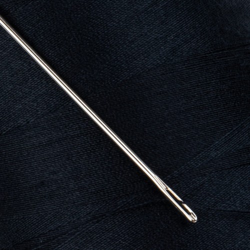 Швейные нитки (полиэстер) 40/2   "Nitka"  ( 301-400 )  4570 м №323 т.т.синий