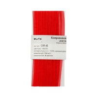 Лента капроновая 6 мм ( 1/4 ")  "BLITZ"   OR-6   ФАСОВКА   5 х  5.4 м №036 красный