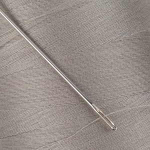 Швейные нитки (полиэстер) 40/2   "Nitka"  ( 301-400 )  4570 м №368 серый