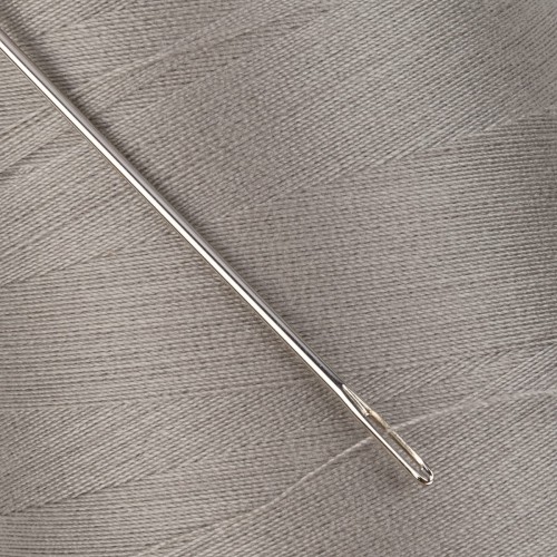 Швейные нитки (полиэстер) 40/2   "Nitka"  ( 301-400 )  4570 м №368 серый
