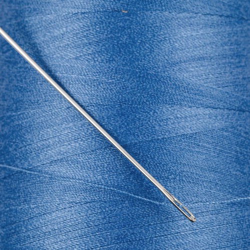 Швейные нитки (полиэстер) 40/2   "Nitka"  ( 201-300 )  4570 м №284 св.синий