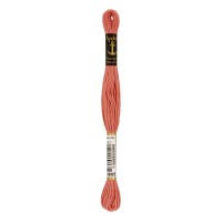 Нитки для вышивания "Anchor"   мулине   100\% хлопок   12 x  8 м 0895 розовый