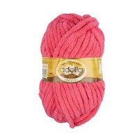 Пряжа ADELIA "DOLLY"   100\% полиэстер   5 шт. х  100 г  40 м ± 3 м №23 коралловый