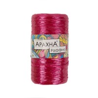 Пряжа ARACHNA "Raffia"   100\% полипропилен   5 шт. х  50 г ± 10 г  200 м ± 12 м №08 яр.розовый