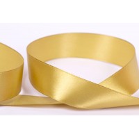 Лента атласная 25 мм ( 1 ")  "Gamma"   AL-25P   ФАСОВКА   5 x  5.4 м №148 горчичный