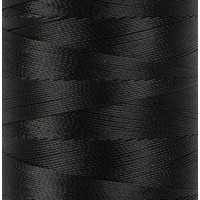Швейные нитки (полиэстер) 500D/3   "Gamma"  / "Micron"   обувные    200 я  183 м _ЧЕРНЫЙ