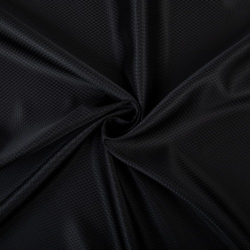 Ткань подкладочная "Gamma"   Taffeta с рисунком   JTR   52\% полиэстер, 48\% вискоза   145 см ± 2 см №078 черный (сетка)