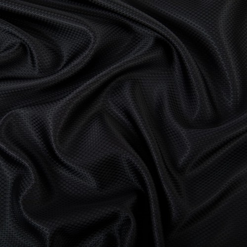 Ткань подкладочная "Gamma"   Taffeta с рисунком   JTR   52\% полиэстер, 48\% вискоза   145 см ± 2 см №078 черный (сетка)