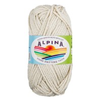 Пряжа ALPINA "GARRY"   100\% мерсеризованный хлопок   10 шт. х  50 г  50 м ± 2 м №09 кварц (св.серый)