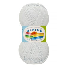 Пряжа ALPINA "HOLLY"   100\% мерсеризованный хлопок   10 шт. х  50 г  200 м ± 10 м №479 бл.голубой