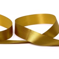 Лента атласная 25 мм ( 1 ")  "Gamma"   AL-25P   ФАСОВКА   5 x  5.4 м №121 св.охра