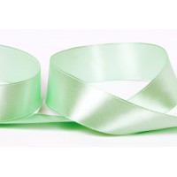 Лента атласная 25 мм ( 1 ")  "Gamma"   33 м ± 2 м №091 св.салатовый