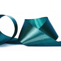 Лента атласная 50 мм ( 2 ")  "Gamma"   33 м ± 2 м №107 т-зеленый