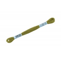 Нитки для вышивания "Gamma"    мулине  ( 0820-3070 )  100\% хлопок   24 x  8 м №0820 хаки
