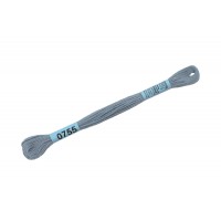 Нитки для вышивания "Gamma"    мулине  ( 0207-0819 )  100\% хлопок   24 x  8 м №0755 серо-голубой