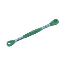 Нитки для вышивания "Gamma"    мулине  ( 0207-0819 )  100\% хлопок   24 x  8 м №0504 зелёный