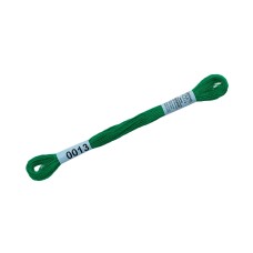 Нитки для вышивания "Gamma"    мулине  ( 0001-0206 )  100\% хлопок   24 x  8 м №0013 изумрудный