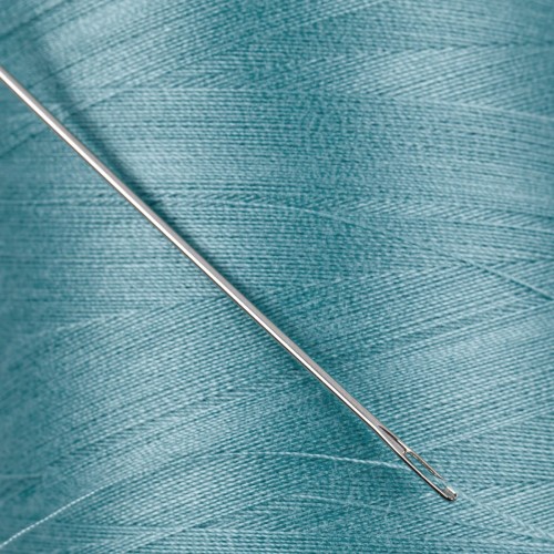 Швейные нитки (полиэстер) 40/2   "Nitka"  ( 201-300 )  4570 м №254 ярко-голубой