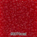 Бисер Чехия круглый 4 10/0 2.3 мм 500 г 90070 mat (Ф642) красный мат.