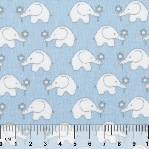 Ткань для пэчворка PEPPY   МОЛОЧНЫЕ СНЫ ФЛАНЕЛЬ   ФАСОВКА   100 x 110 см  175 г/кв.м ± 5   100\% хлопок МС-22 голубой