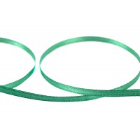 Лента атласная 3 мм ( 1/8 ")  "Gamma"   AL-3P   двухстор.   91.4 м №032 хаки