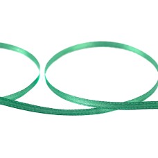 Лента атласная 3 мм ( 1/8 ")  "Gamma"   AL-3P   двухстор.   91.4 м №032 хаки