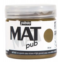 Краска акриловая "PEBEO"   экстра матовая Mat Pub №1   140 мл 256021 умбра натуральная