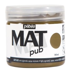 Краска акриловая "PEBEO"   экстра матовая Mat Pub №1   140 мл 256021 умбра натуральная