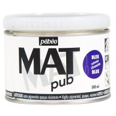 Краска акриловая "PEBEO"   экстра матовая Mat Pub №1   500 мл 257010 ультрамарин