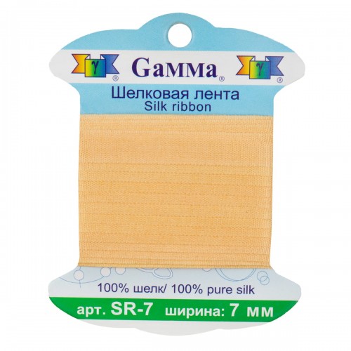 "Gamma"   шелковая   SR-7   ФАСОВКА   0.2 -  7 мм  9.1 м ± 0.5 м №024 желтый