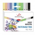 SMA-12 0.7 мм - 7 мм 12 цв. перо круглое/скошенное 01 - Пастельные тона