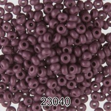 Бисер Чехия круглый 2   10/0   2.3 мм  500 г 23040(Ф168) т.лиловый