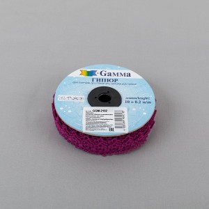 Гипюр "Gamma"   21 мм  GGM-2102   в рулоне   10 м ± 0.2   Турция GP009VI фиолетовый