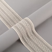 Гипюр "Gamma"   87 мм  GGM-8701   в пакете   10 м ± 0.2   Турция GP014BE бежевый