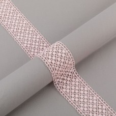 Гипюр "Gamma"   57 мм  GGM-5701   в пакете   10 м ± 0.2   Турция GP008PI розовый