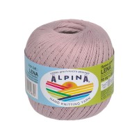 Пряжа ALPINA "LENA"   100\% мерсеризованный хлопок   10 шт. х  50 г  280 м ± 15 м №27 гр.сиреневый