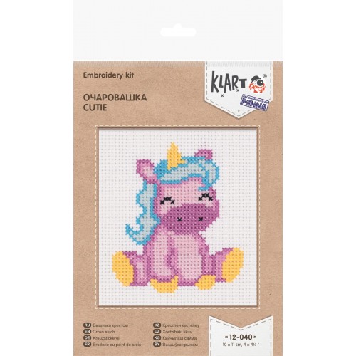 "Klart" набор для вышивания 12-040   "Очаровашка" 10 х 11  см