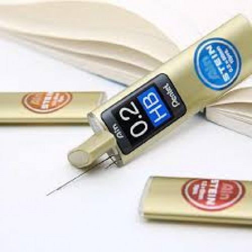 "Pentel"   Грифели для карандашей автоматических Ain Stein   0.2 мм  20 грифелей  в тубе C272W-HB HB