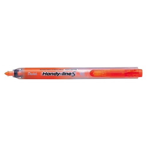 "Pentel"   Маркер-выделитель текста автоматич. Handy-Lines, 1.0/4.5 мм   1 - 4.5 мм   пулевидный   12 шт. SXS15-FO оранжевый