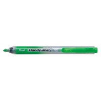 "Pentel"   Маркер-выделитель текста автоматич. Handy-Lines, 1.0/4.5 мм   1 - 4.5 мм   пулевидный   12 шт. SXS15-KO салатовый