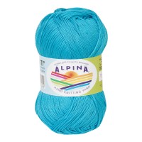 Пряжа ALPINA "SATI" 2   100\% мерсеризованный хлопок   10 шт. х  50 г  170 м ± 10 м №115 яр.голубой