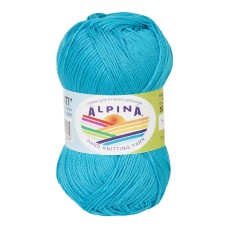 Пряжа ALPINA "SATI" 2   100\% мерсеризованный хлопок   10 шт. х  50 г  170 м ± 10 м №115 яр.голубой